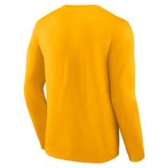 Pittsburgh Penguins Fanatics Authentic Pro Core Collection Secondary Long Sleeve T-Shirt - Gold - NHL