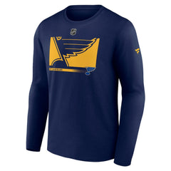 St. Louis Blues Fanatics Authentic Pro Core Collection Secondary Long Sleeve T-Shirt - Navy - NHL