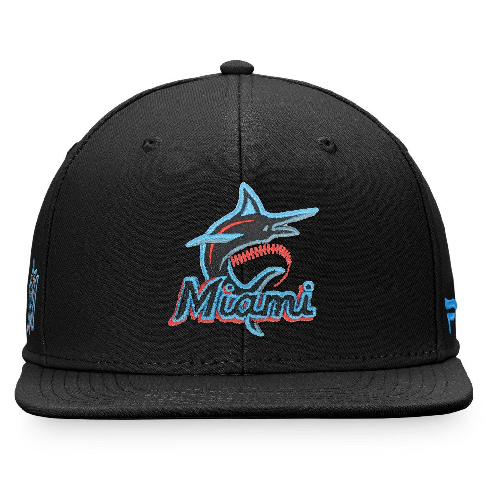 Miami Marlins Fanatics Iconic Team Patch Fitted Hat - MLB