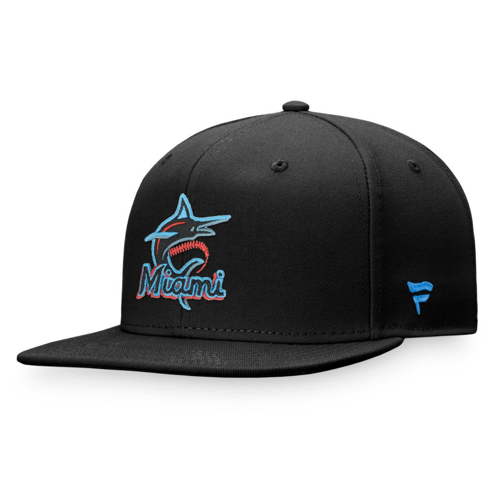 Miami Marlins Fanatics Iconic Team Patch Fitted Hat - MLB