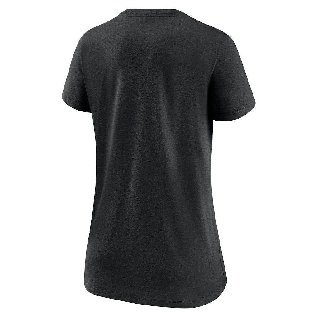 Cincinnati Bengals Women's Lock Up Tri-Blend V-Neck T-Shirt Heathered Black | Nike for Sale
