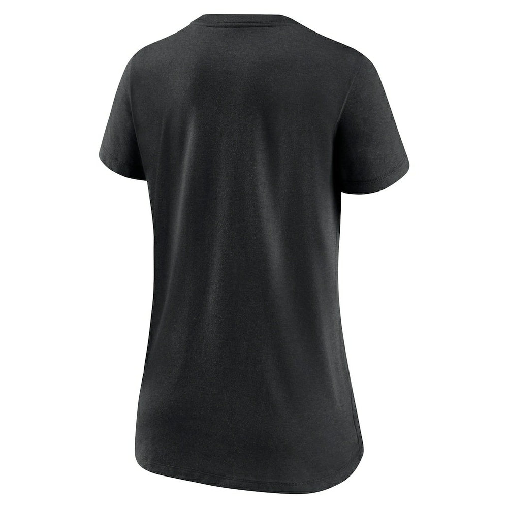 Cincinnati Bengals Women's Lock Up Tri-Blend V-Neck T-Shirt Heathered Black | Nike for Sale
