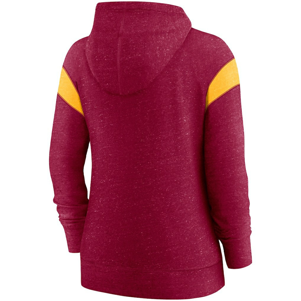 Washington Commanders Women's Monaco Lightweight Full-Zip Hoodie Burgundy/Gold | Nike for Sale