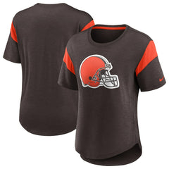 Cleveland Browns Women's Primary Logo Fashion Top Brown | Nike for Sale