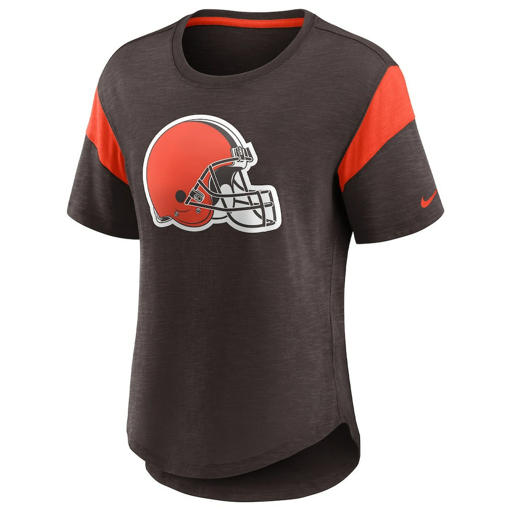 Cleveland Browns Women's Primary Logo Fashion Top Brown | Nike for Sale