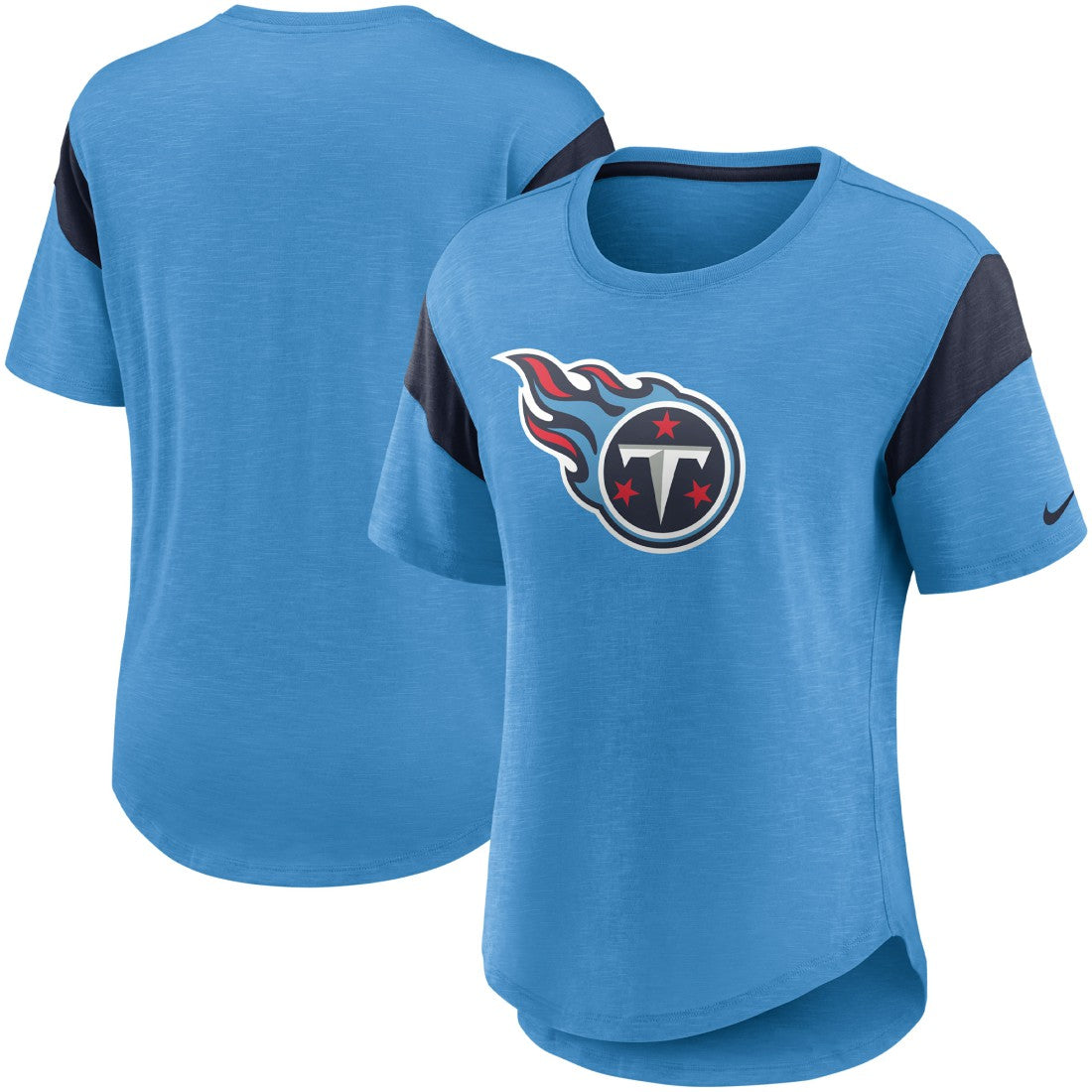 Tennessee Titans Women's Primary Logo Fashion Top Light Blue | Nike for Sale