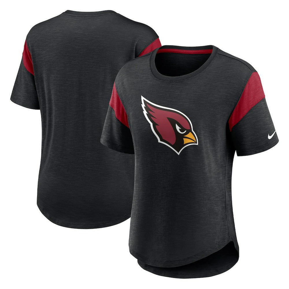 Arizona Cardinals Women's Primary Logo Fashion Top Heather Black | Nike for Sale