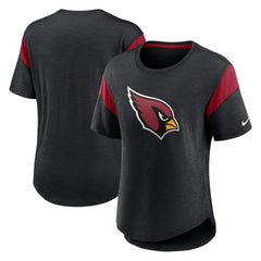 Arizona Cardinals Women's Primary Logo Fashion Top Heather Black | Nike for Sale