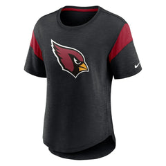 Arizona Cardinals Women's Primary Logo Fashion Top Heather Black | Nike for Sale