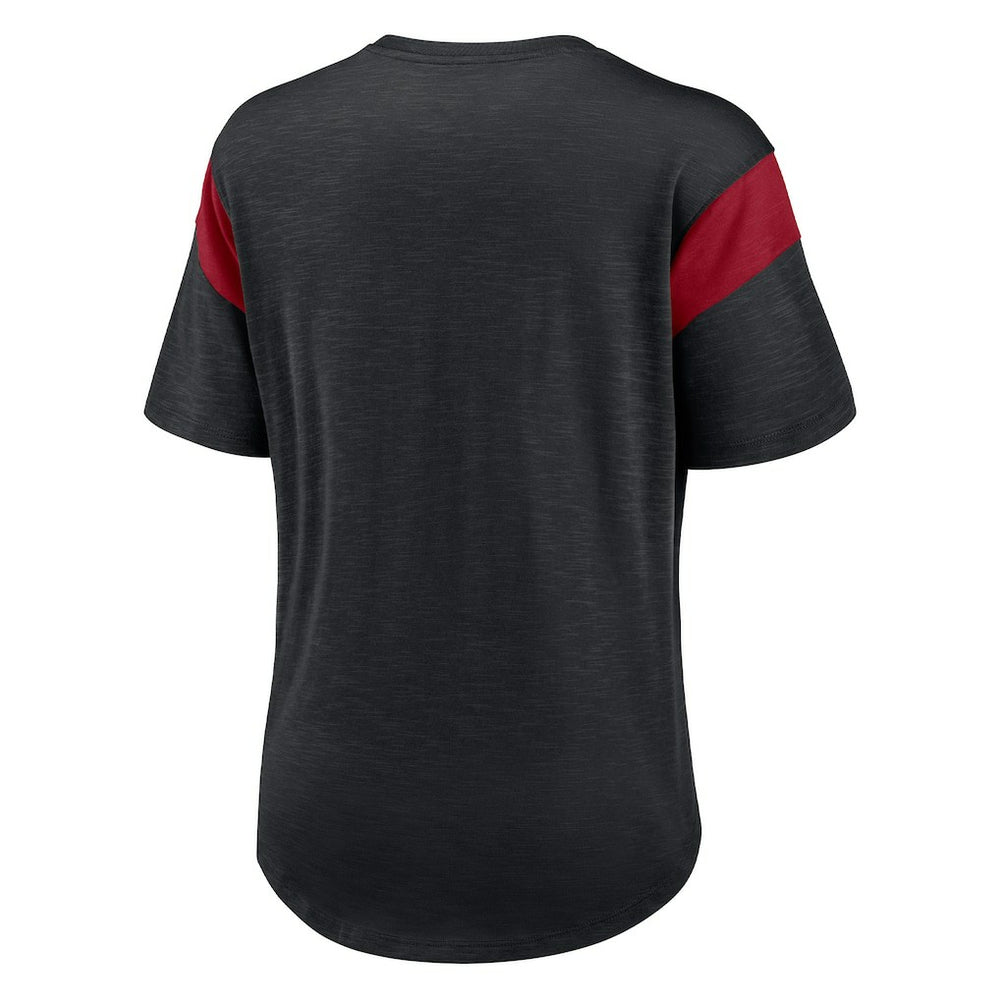 Arizona Cardinals Women's Primary Logo Fashion Top Heather Black | Nike for Sale