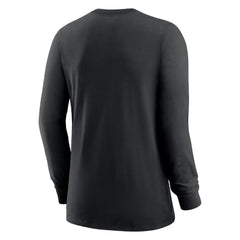 New Orleans Saints Women's Prime Split Long Sleeve T-Shirt Black | Nike for Sale
