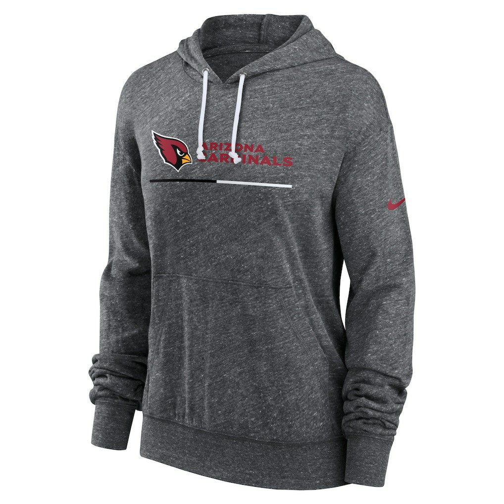 Arizona Cardinals Women's Team Spirit Gym Vintage Lightweight Hoodie Top Heather Charcoal | Nike for Sale