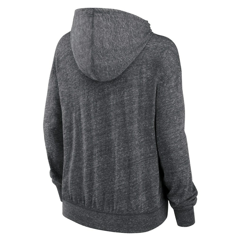Kansas City Chiefs Women's Team Spirit Gym Vintage Lightweight Hoodie Top Heather Charcoal | Nike for Sale