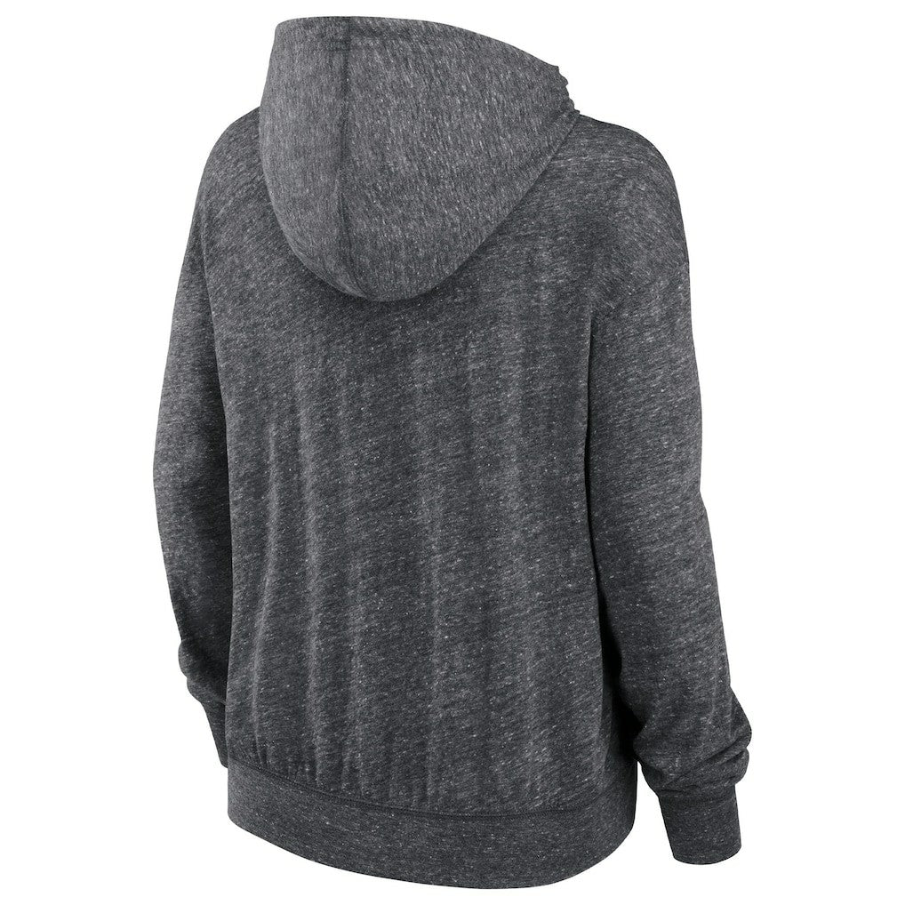 Washington Commanders Women's Team Spirit Gym Vintage Lightweight Hoodie Top Heather Charcoal | Nike for Sale