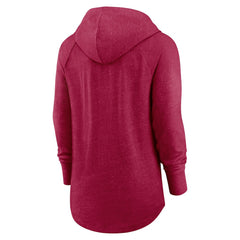 Washington Commanders Women's Minimal Statement Lightweight Raglan Funnel Neck Pullover Hoodie Burgundy | Nike for Sale