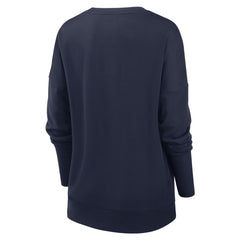 Tennessee Titans Women's Rewind Playback Icon Performance Pullover Sweatshirt Navy | Nike for Sale
