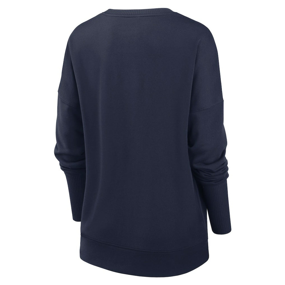 New York Giants Women's Rewind Playback Icon Performance Pullover Sweatshirt Navy | Nike for Sale