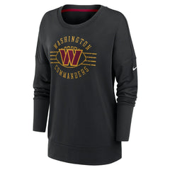 Washington Commanders Women's Rewind Playback Icon Performance Pullover Sweatshirt Black | Nike for Sale