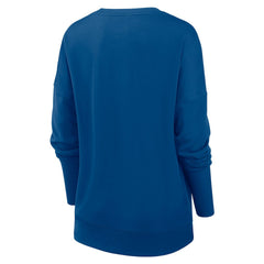 Indianapolis Colts Women's Rewind Playback Icon Performance Pullover Sweatshirt Royal | Nike for Sale