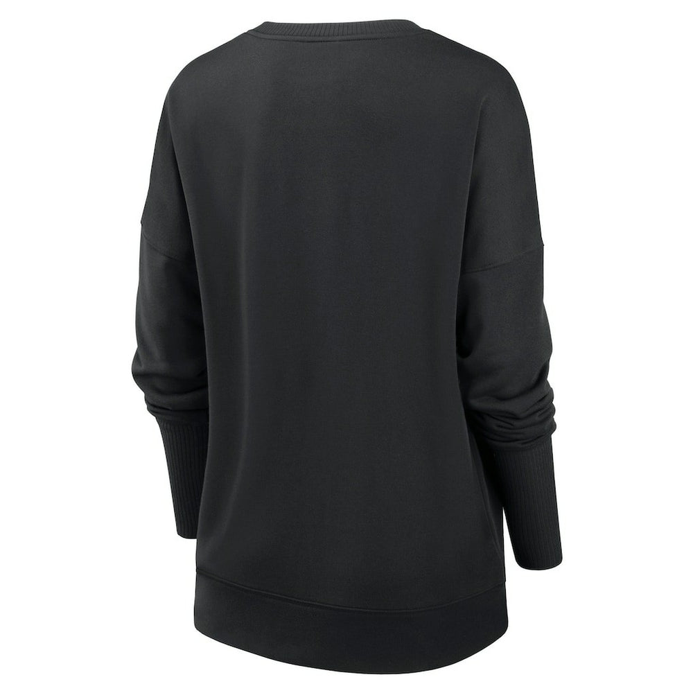 Minnesota Vikings Women's Rewind Playback Icon Performance Pullover Sweatshirt Black | Nike for Sale