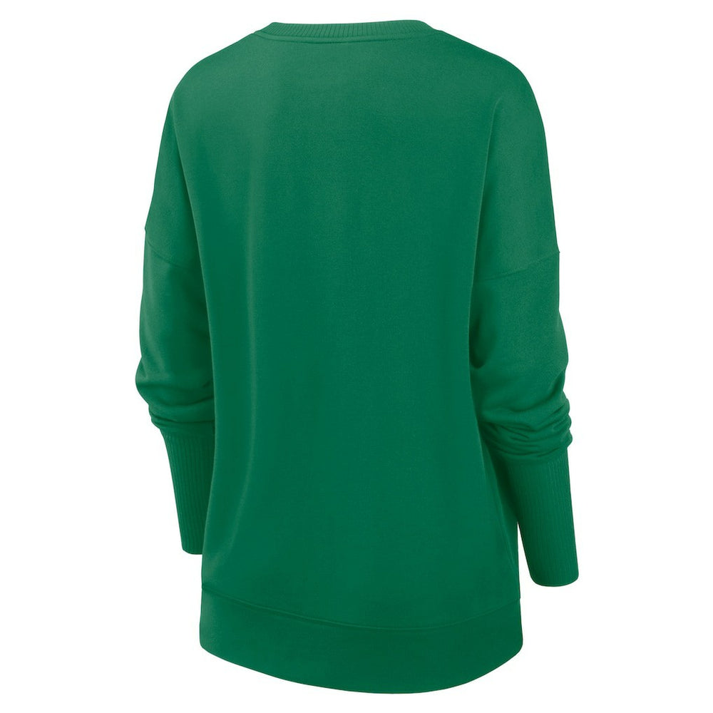 New York Jets Women's Rewind Playback Icon Performance Pullover Sweatshirt Green | Nike for Sale