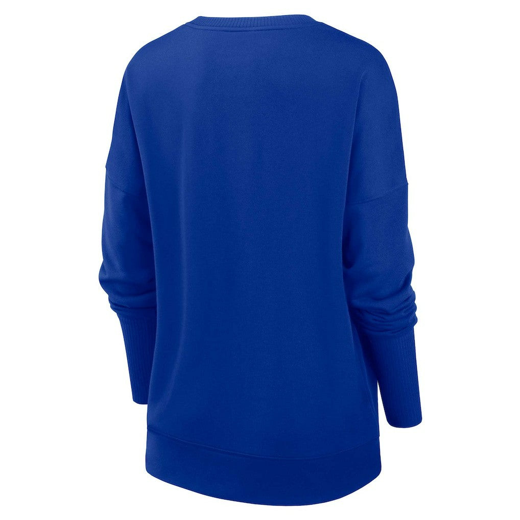 Seattle Seahawks Women's Rewind Playback Icon Performance Pullover Sweatshirt Royal | Nike for Sale
