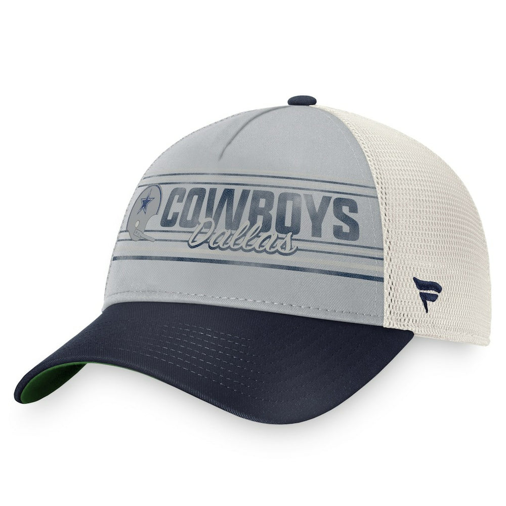 Dallas Cowboys True Classic Retro Trucker Snapback Hat Gray/Navy | Fanatics
