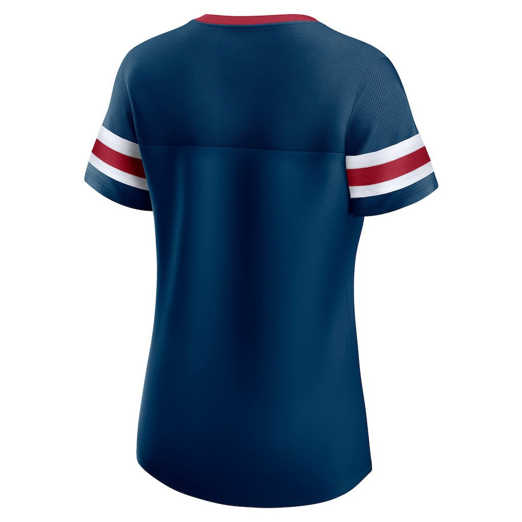 Houston Texans Women's Original State Lace-Up T-Shirt Navy | Fanatics