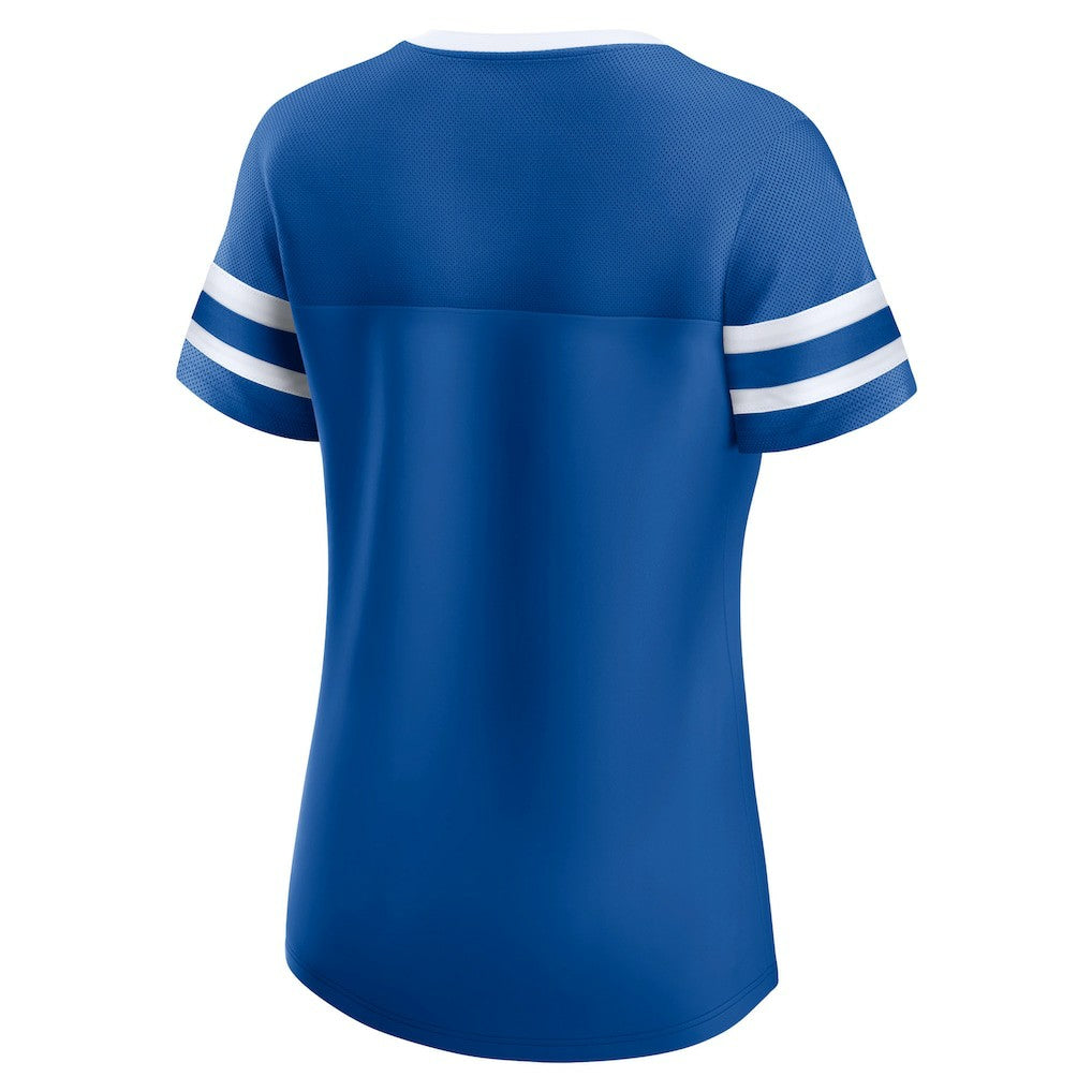 Indianapolis Colts Women's Original State Lace-Up T-Shirt Royal | Fanatics