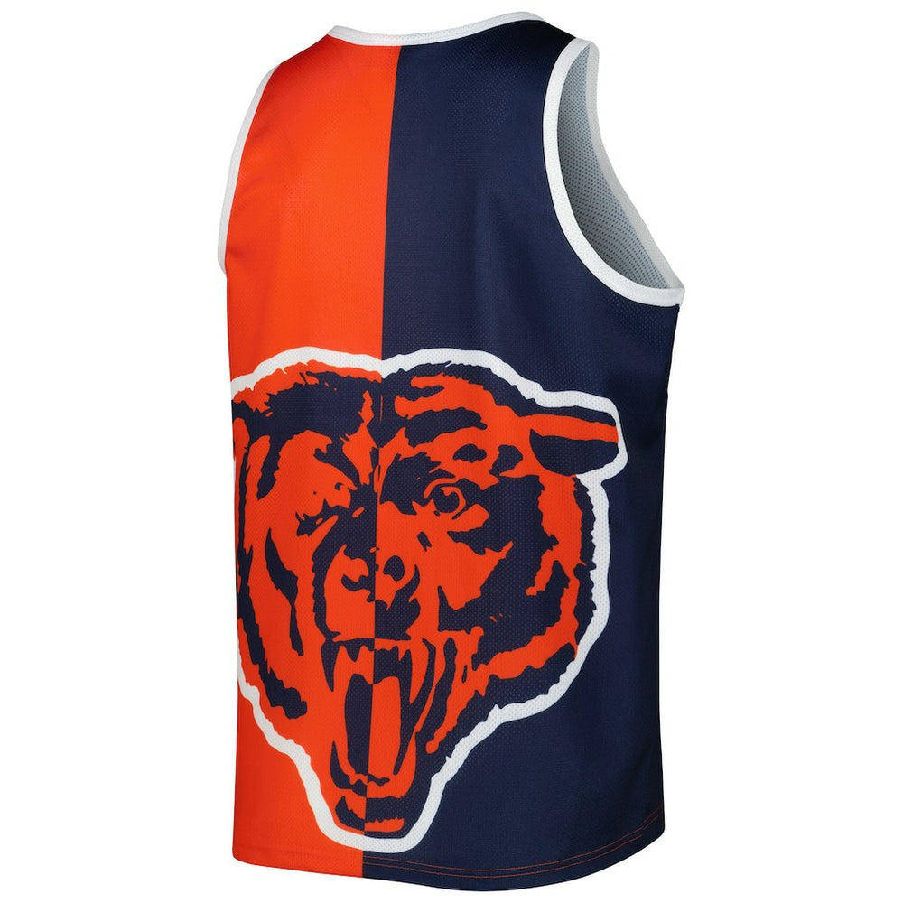 Walter Payton Chicago Bears Retired Player Graphic Tank Top Navy/Orange | Mitchell & Ness