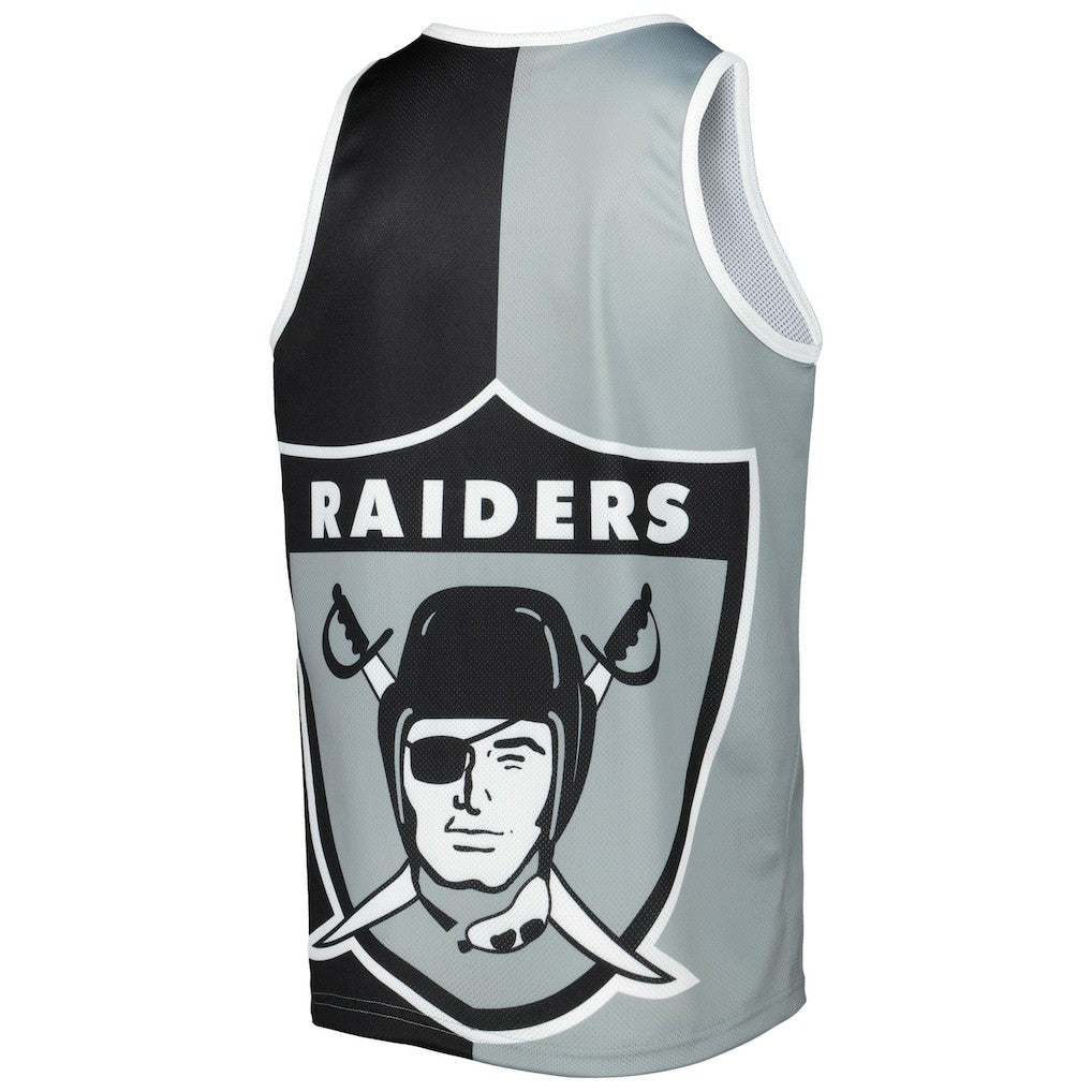 Bo Jackson Las Vegas Raiders Retired Player Graphic Tank Top Black/Silver | Mitchell & Ness