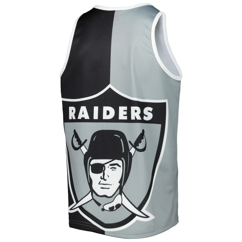 Bo Jackson Las Vegas Raiders Retired Player Graphic Tank Top Black/Silver | Mitchell & Ness