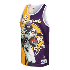 Randy Moss Minnesota Vikings Retired Player Graphic Tank Top Purple/Gold | Mitchell & Ness
