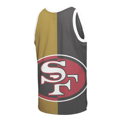 Joe Montana San Francisco 49ers Retired Player Graphic Tank Top Black/Gold | Mitchell & Ness