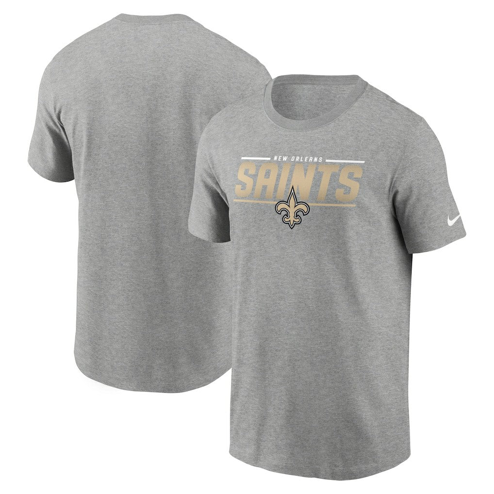 New Orleans Saints Muscle T-Shirt Heathered Gray | Nike for Sale