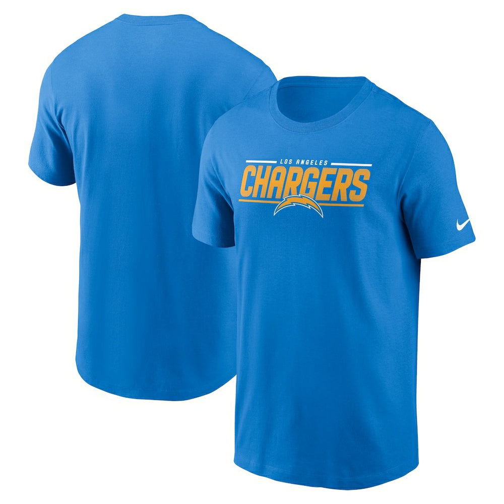 Los Angeles Chargers Muscle T-Shirt Powder Blue | Nike for Sale