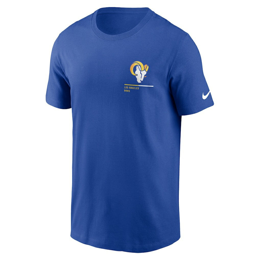 Los Angeles Rams Team Incline T-Shirt Royal | Nike for Sale