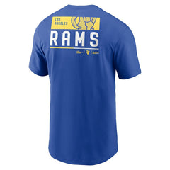 Los Angeles Rams Team Incline T-Shirt Royal | Nike for Sale