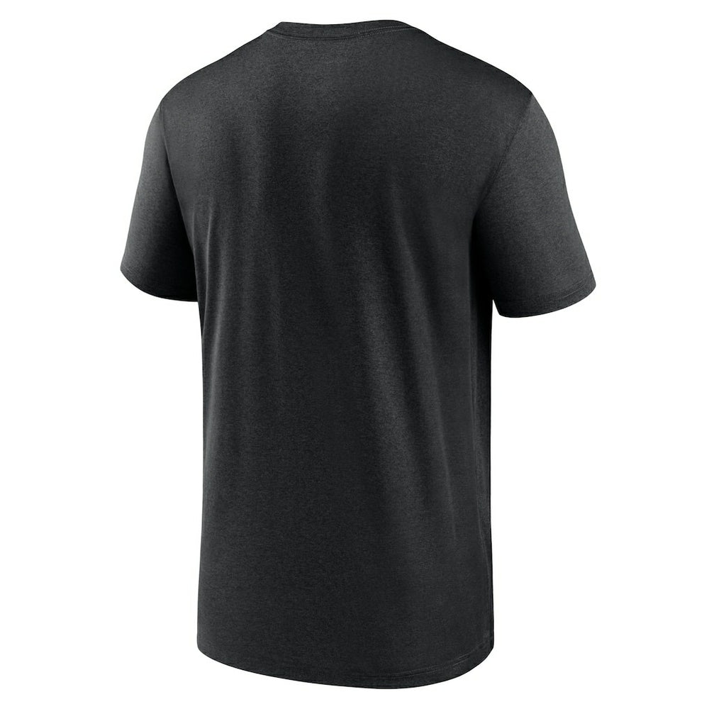 New Orleans Saints Horizontal Lockup Legend Performance T-Shirt Black | Nike for Sale