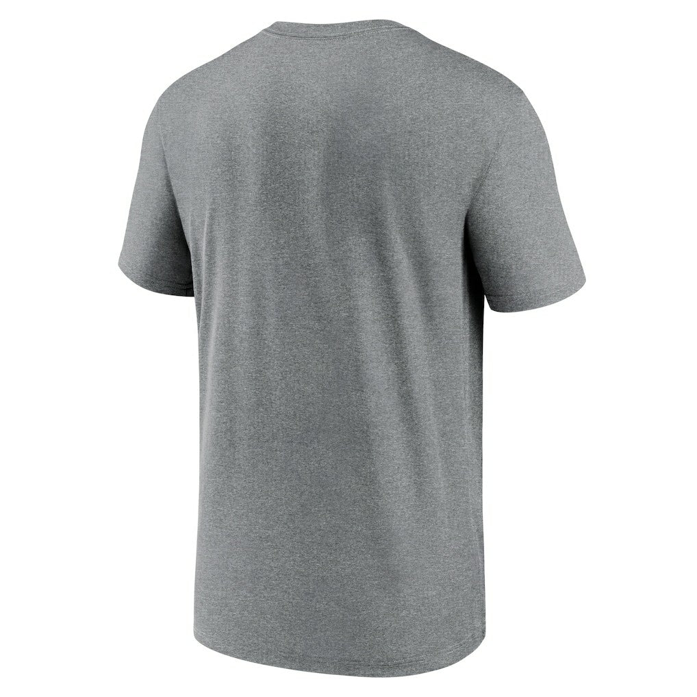 New Orleans Saints Horizontal Lockup Legend Performance T-Shirt Heathered Charcoal | Nike for Sale