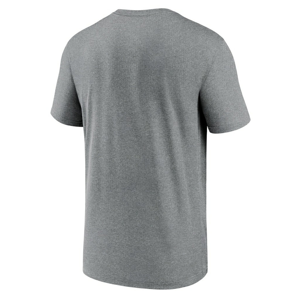 New Orleans Saints Horizontal Lockup Legend Performance T-Shirt Heathered Charcoal | Nike for Sale