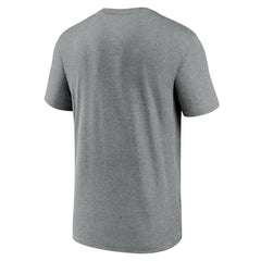 New Orleans Saints Horizontal Lockup Legend Performance T-Shirt Heathered Charcoal | Nike for Sale