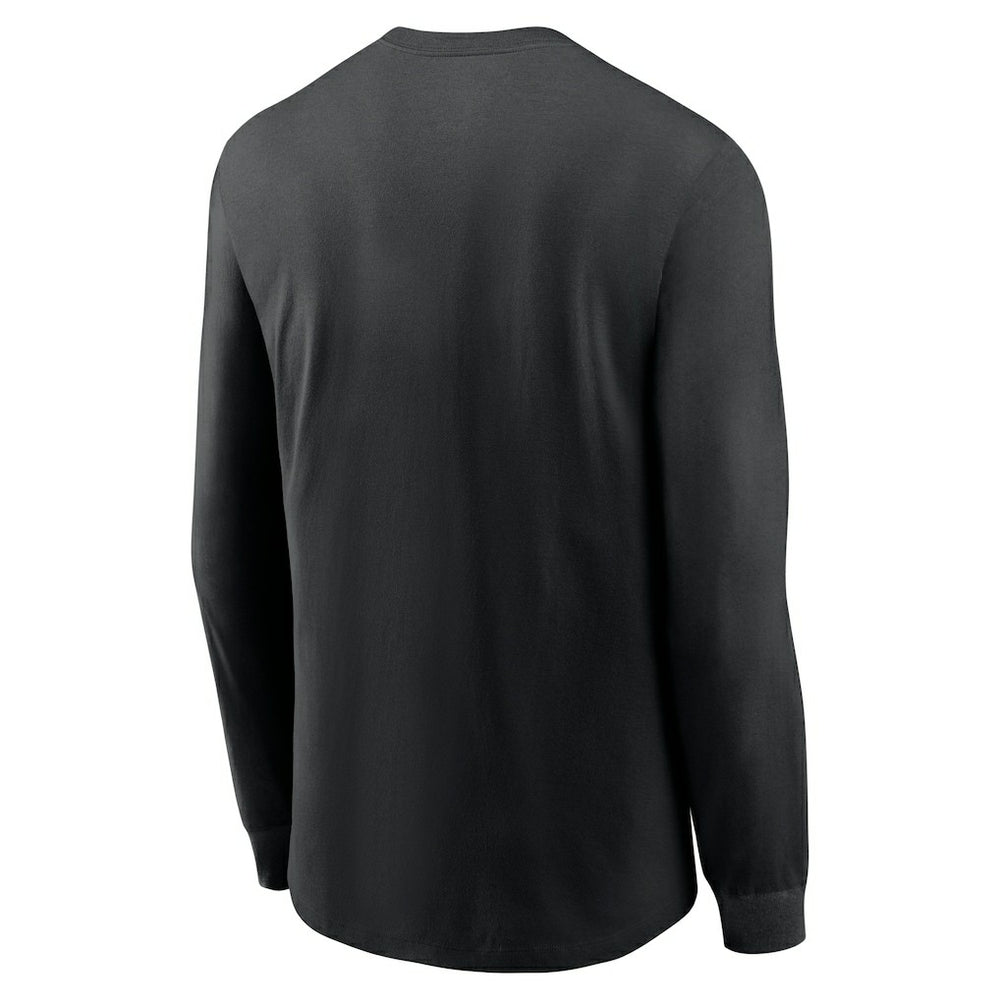 New Orleans Saints Team Slogan Long Sleeve T-Shirt Black | Nike for Sale