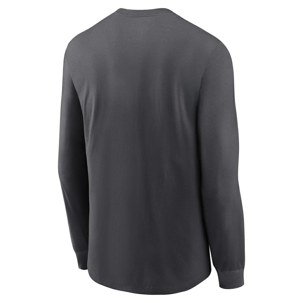 Cleveland Browns Team Slogan Long Sleeve T-Shirt Anthracite | Nike for Sale