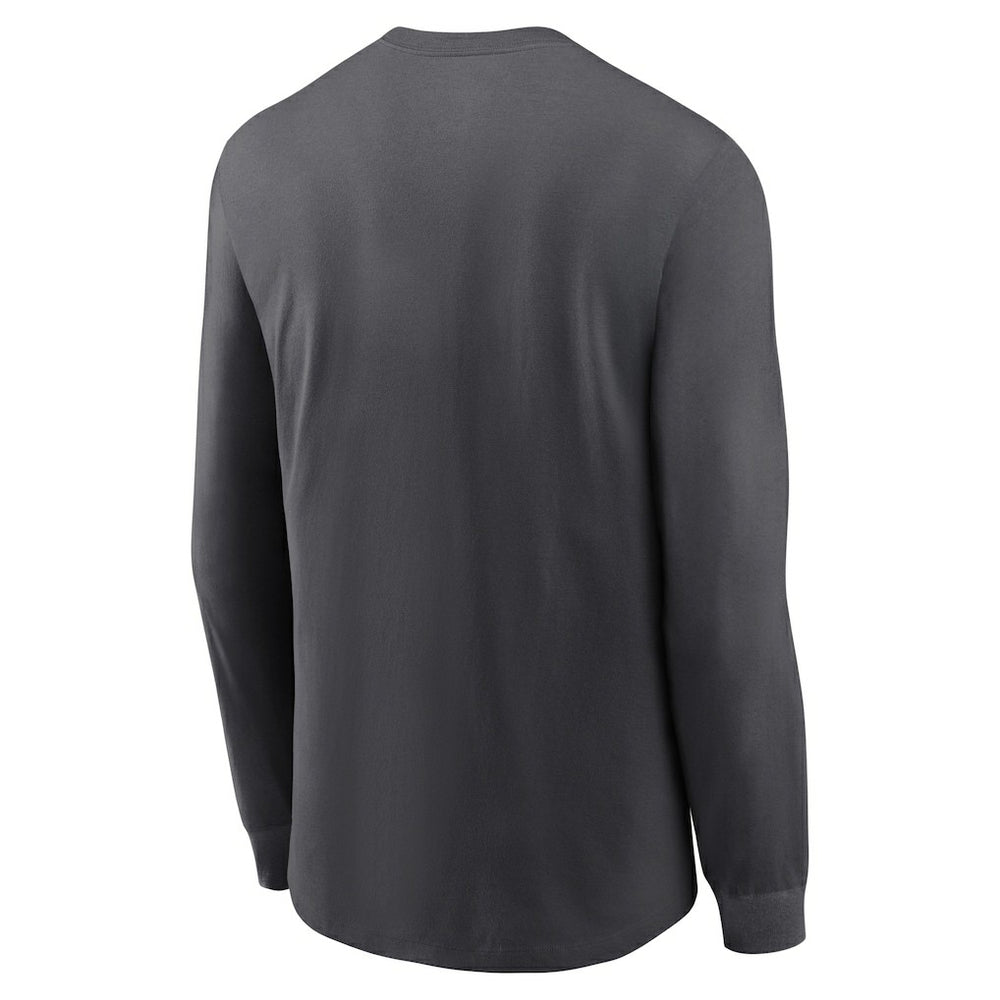 Los Angeles Rams Team Slogan Long Sleeve T-Shirt Anthracite | Nike for Sale