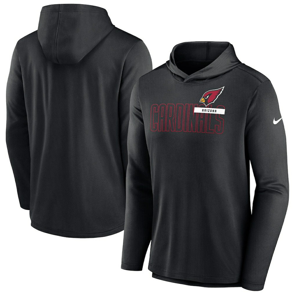 Arizona Cardinals Lightweight Performance Hooded Long Sleeve T-Shirt Black | Nike for Sale