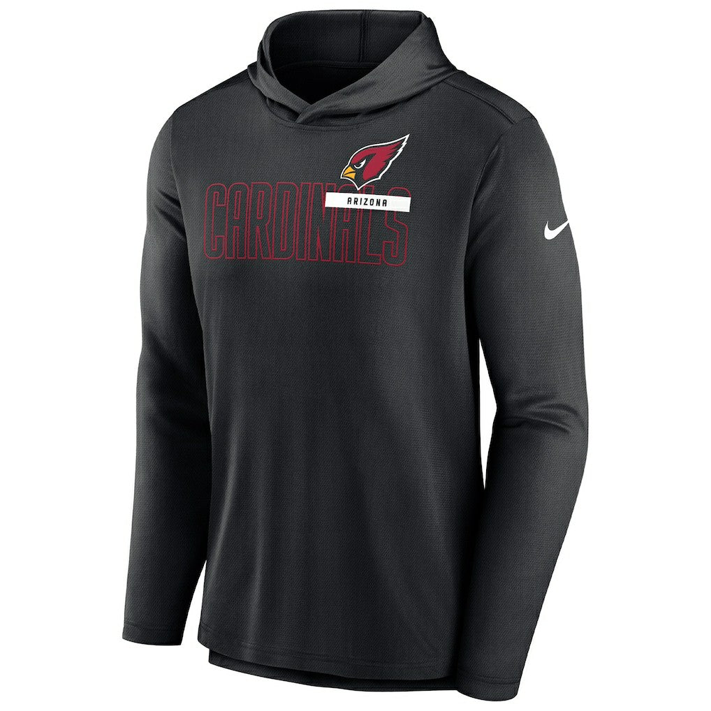 Arizona Cardinals Lightweight Performance Hooded Long Sleeve T-Shirt Black | Nike for Sale