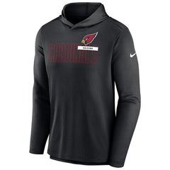 Arizona Cardinals Lightweight Performance Hooded Long Sleeve T-Shirt Black | Nike for Sale