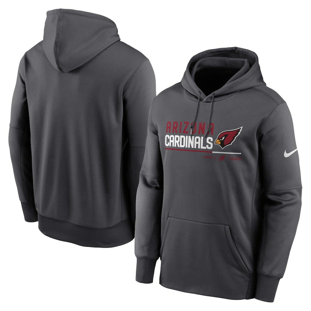Arizona Cardinals Prime Logo Name Split Pullover Hoodie Anthracite | Nike for Sale