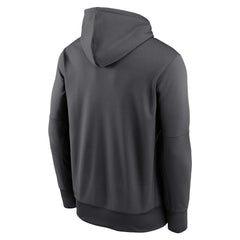 Seattle Seahawks Prime Logo Name Split Pullover Hoodie Anthracite | Nike for Sale